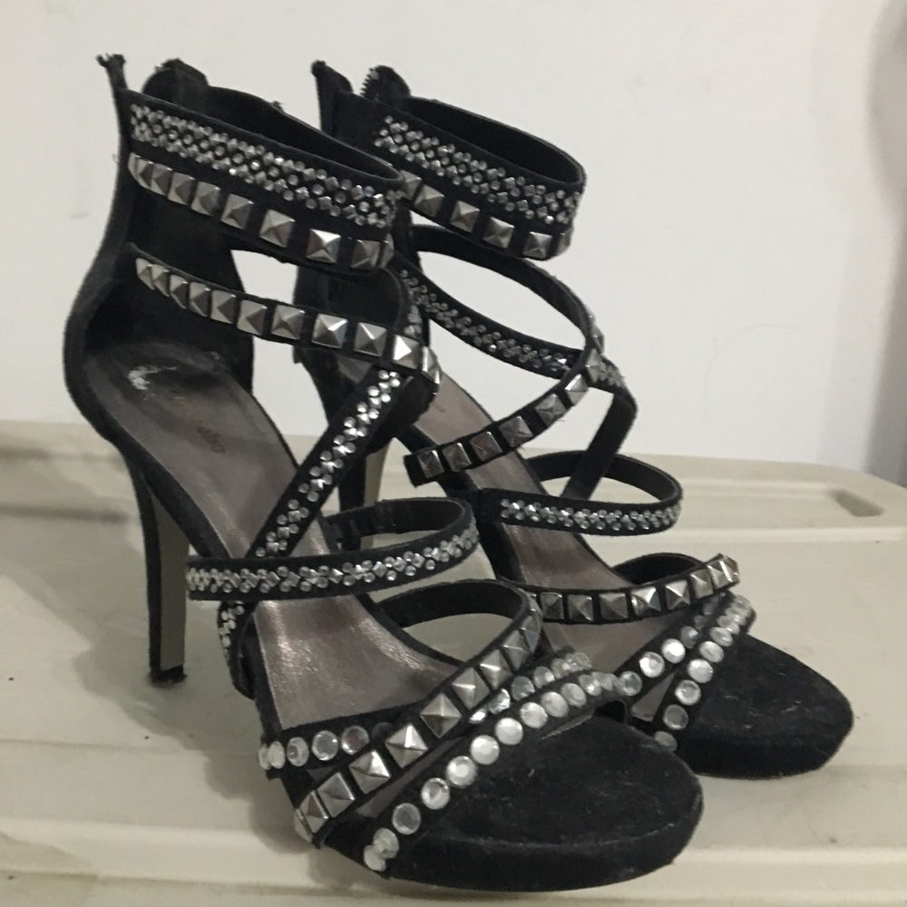•studded heels•
